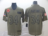 Nike Bears 34 Walter Payton 2019 Olive Salute To Service Limited Jersey,baseball caps,new era cap wholesale,wholesale hats